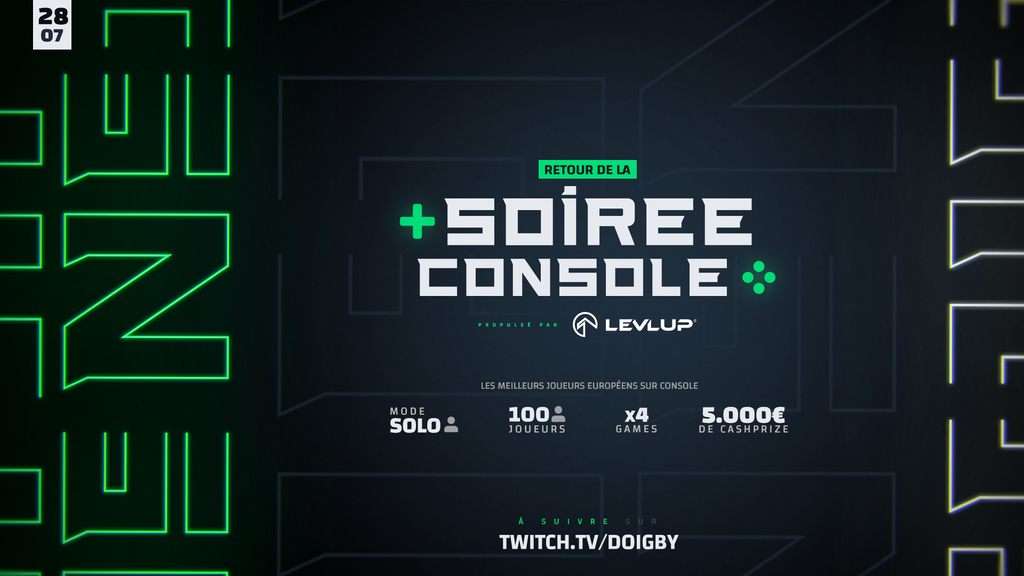 Soirée Console, l'événement de Doigby fait son retour !