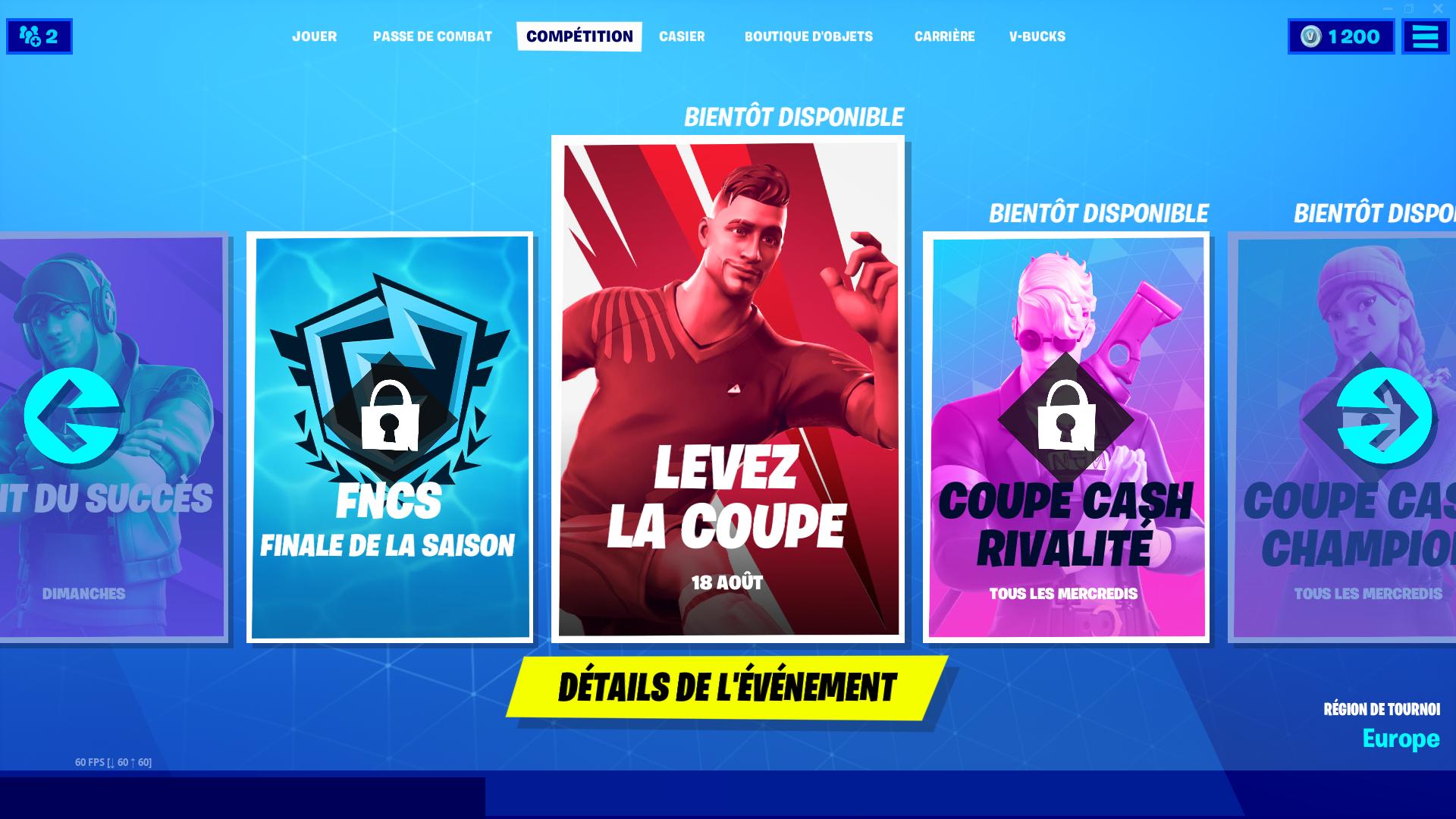 Découvrez l'emote à gagner dans « Levez la coupe »