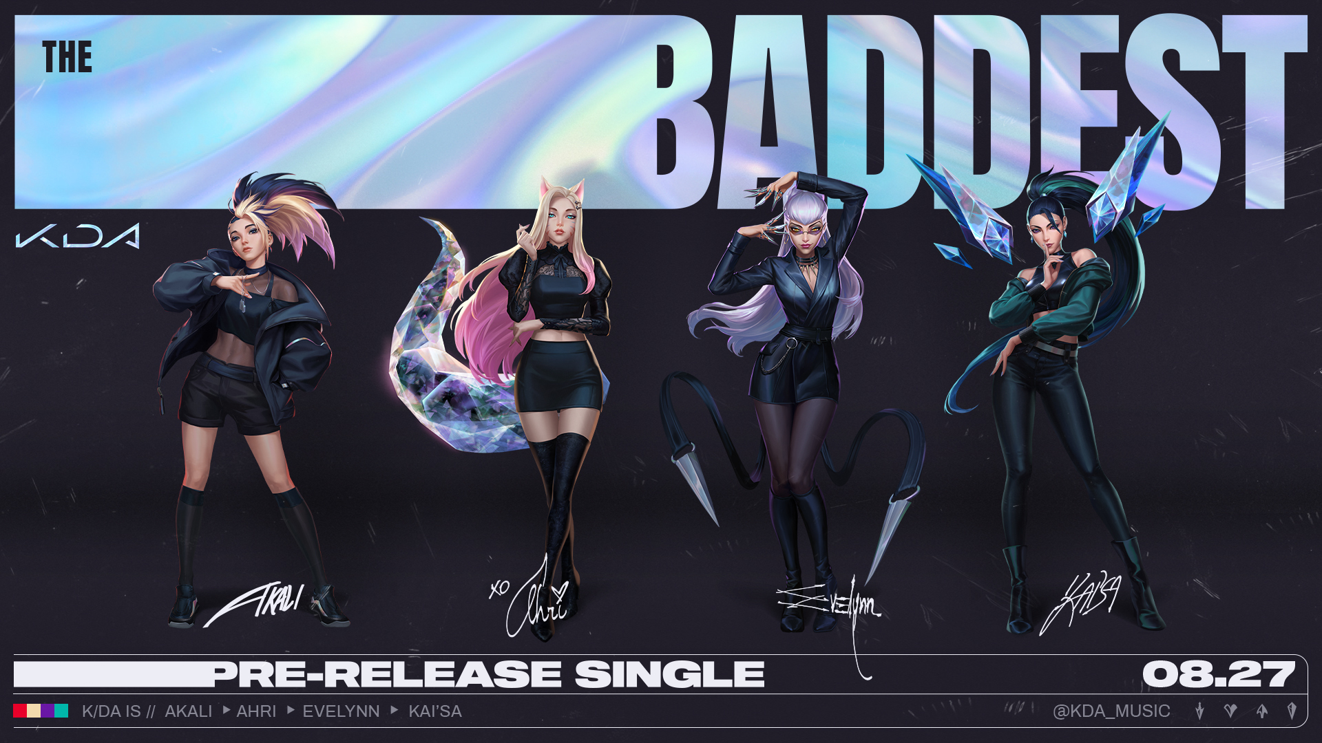 THE BADDEST, nouveau single de K/DA