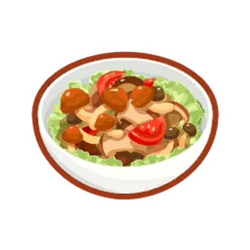 spore-mushroom-salad