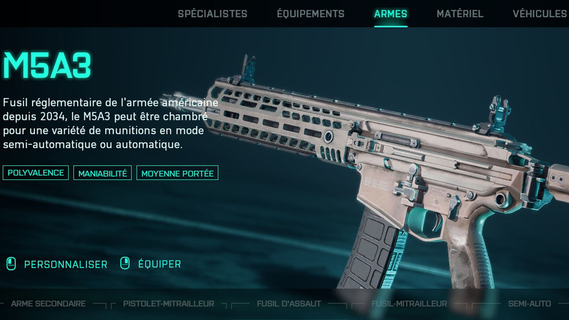 Classe M5A3 sur Battlefield 2042, meilleurs accessoires, arme secondaire et gadget