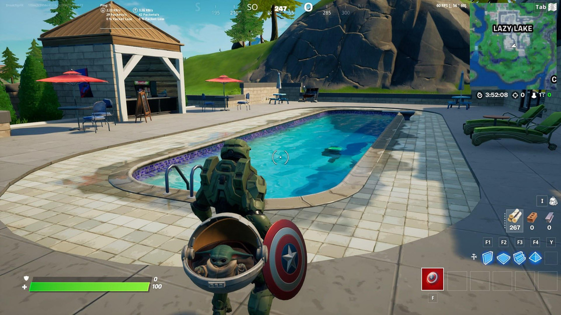 Fortnite : Nager à Lazy Lake, défi et quête semaine 10 saison 5