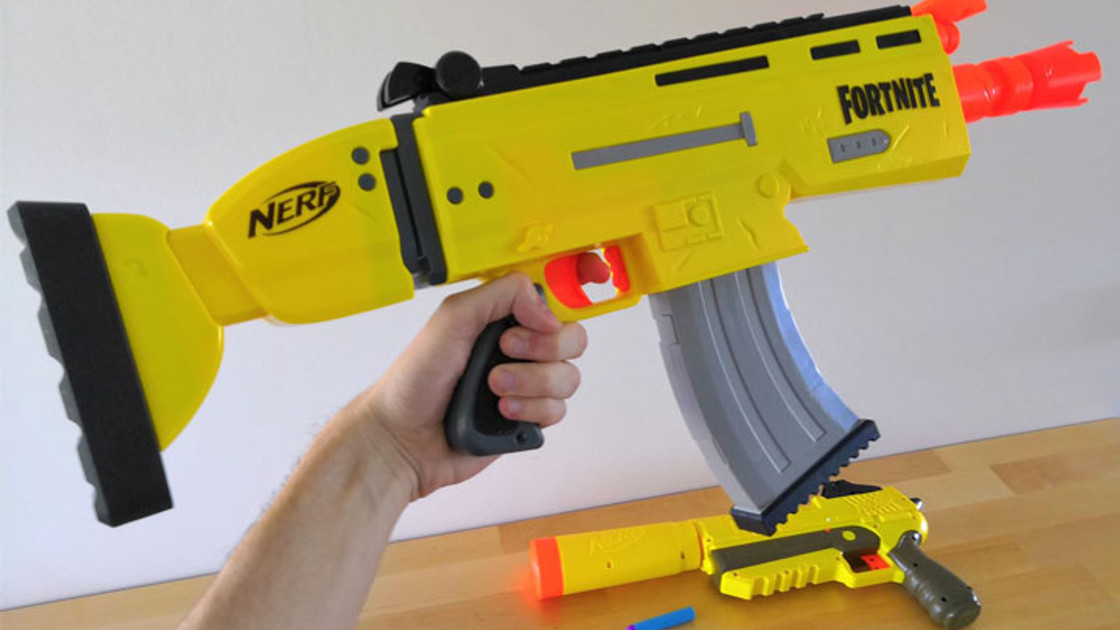 On a testé les NERF Fortnite (Scar et Pistolet silencieux)