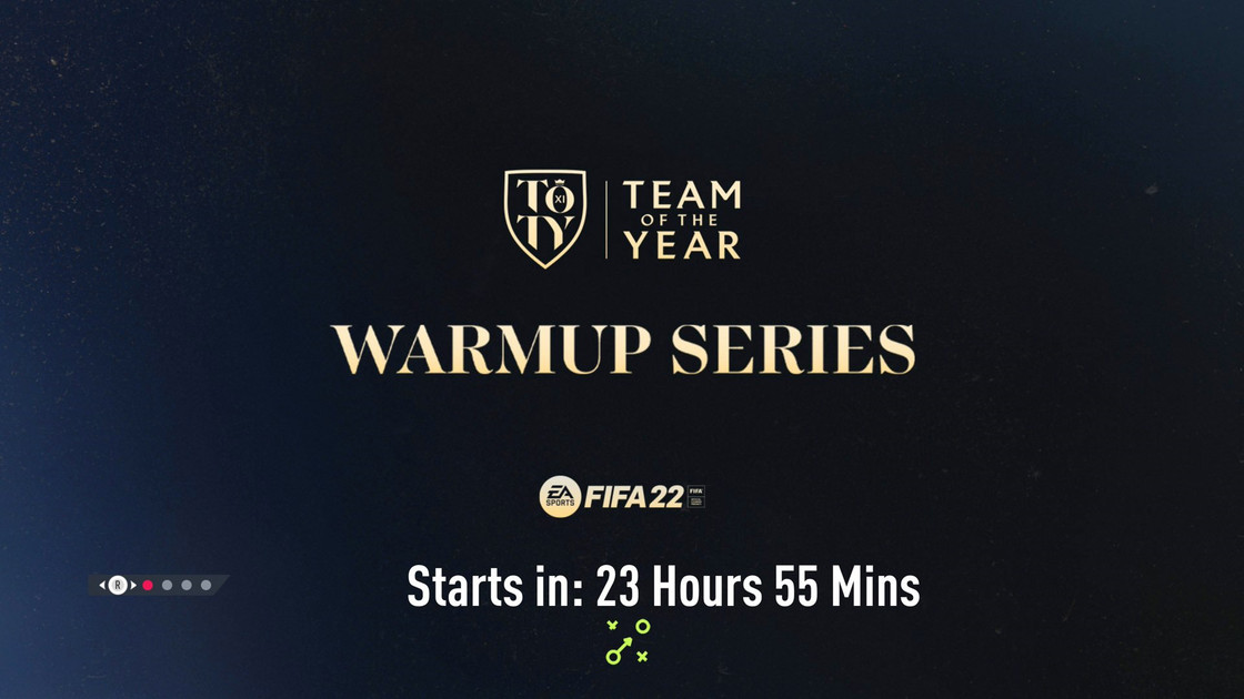 Warm up series FIFA 22, DCE et dates des cartes