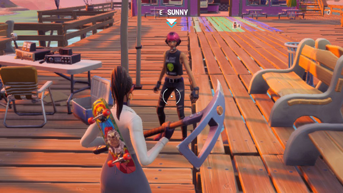 Où est Sunny dans Fortnite, emplacement du PNJ ?