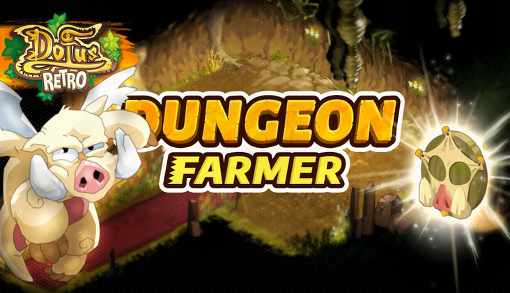 Bouclier Trophée du Dragon Cochon, comment l'avoir sur Dofus Retro pendant l'événement Dungeon Farmer ?