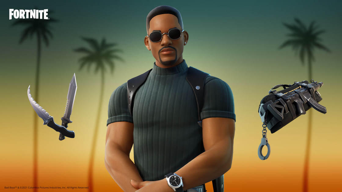 Mike Lowrey dans Fortnite, le skin de Will Smith est disponible