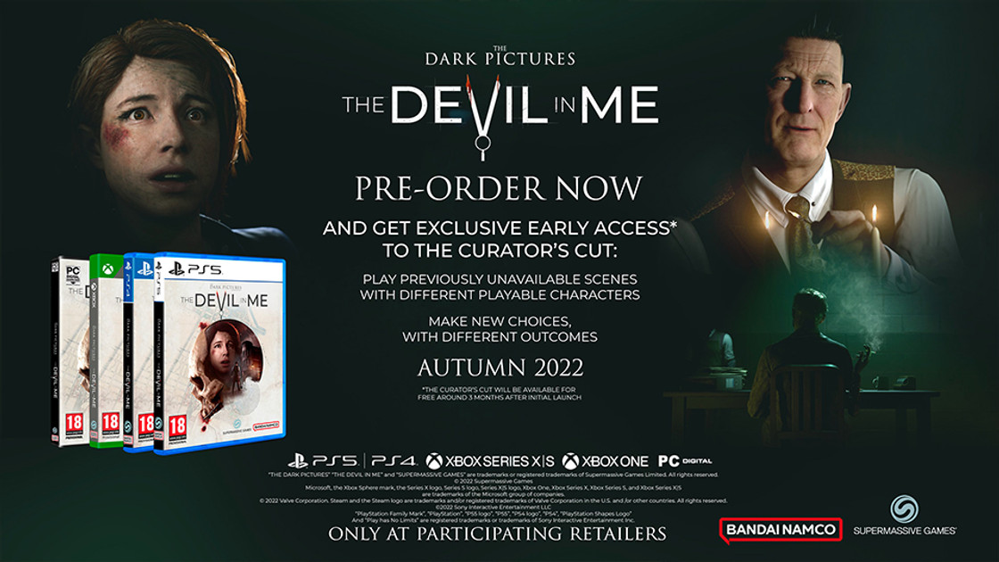 The Dark Pictures The Devil in Me annoncé : date de sortie, précommande, accès anticipé, toutes les infos