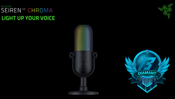 Test du Razer Seiren V3 Chroma : Un micro USB haut de gamme pour streamers et gamers