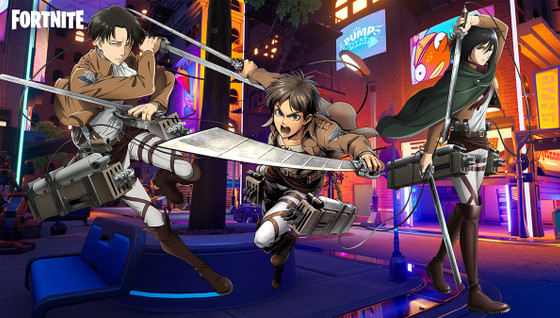 Les skins Eren, Levi et Mikasa au patch 24.20