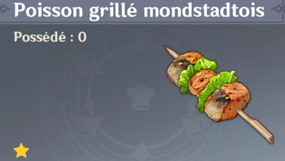 Comment réaliser la recette du poisson grillé mondstadtois sur Genshin Impact ?