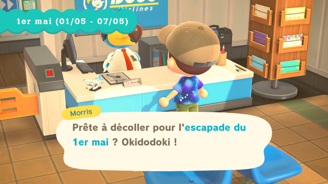 Animal Crossing New Horizons : La fête du 1er mai et les escapades