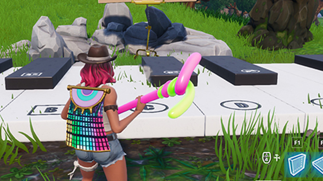 Fortnite : Jouer la partition sur les pianos près de Pleasant Park et Lonely Lodge, défi semaine 2 saison 7