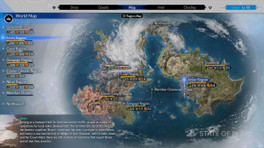 World Map FF7 Rebirth : toutes les zones et infos sur la carte du monde de Final Fantasy VII