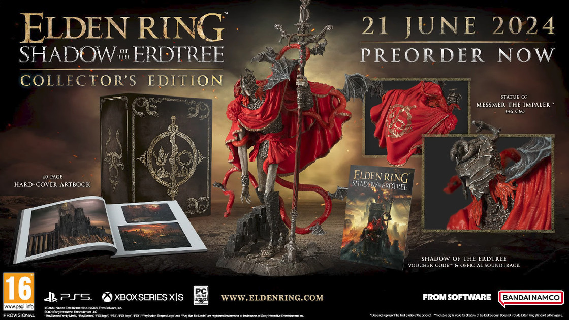 Elden Ring DLC Shadow of the Erdtree : Prix des différentes éditions du DLC