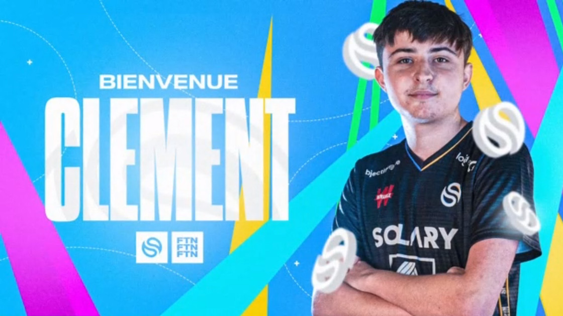 Clément chez Solary, nouveau joueur Fortnite