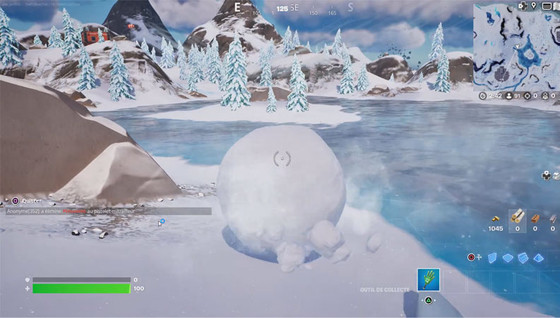 Comment se cacher dans une boule de neige géante aux Sapins somnolents, à Brutal Bastion et Lonely Labs dans Fortnite ?