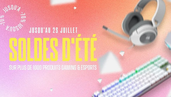 Des promotions exceptionnelles sur tout ton setup pendant les soldes d’été chez Maxesport