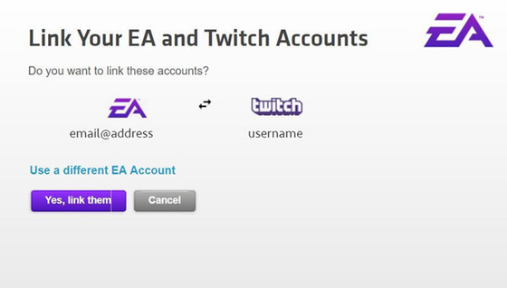 Comment lier son compte EA et Twitch ?