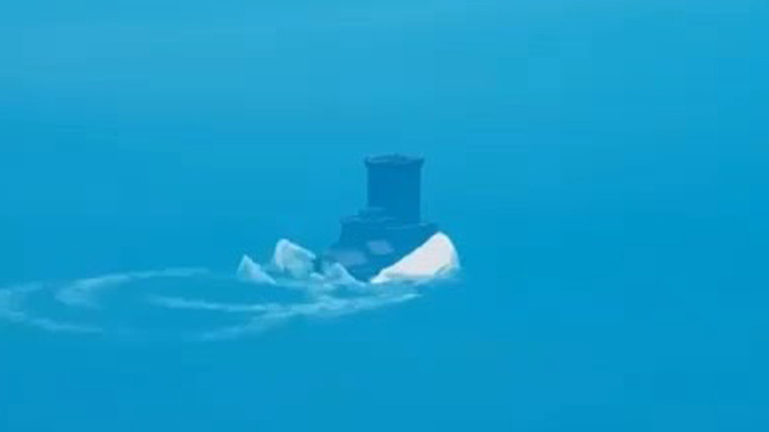 Fortnite : Créature et château de Polar Peak, théories et rumeurs sur l'avancée du monstre