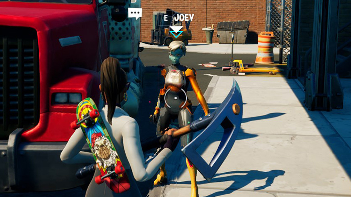Parler à Joey dans Fortnite, défi saison 7