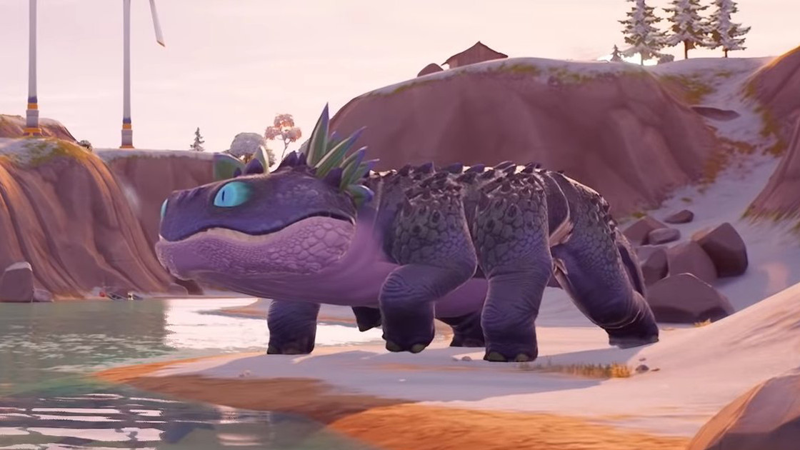 Dinosaure Fortnite, nouveau monstre en saison 1 chapitre 3 ?