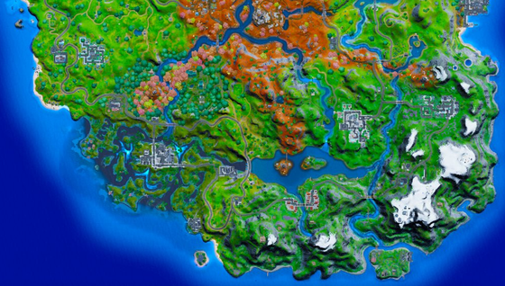 Nouvelle île sur la map Fortnite