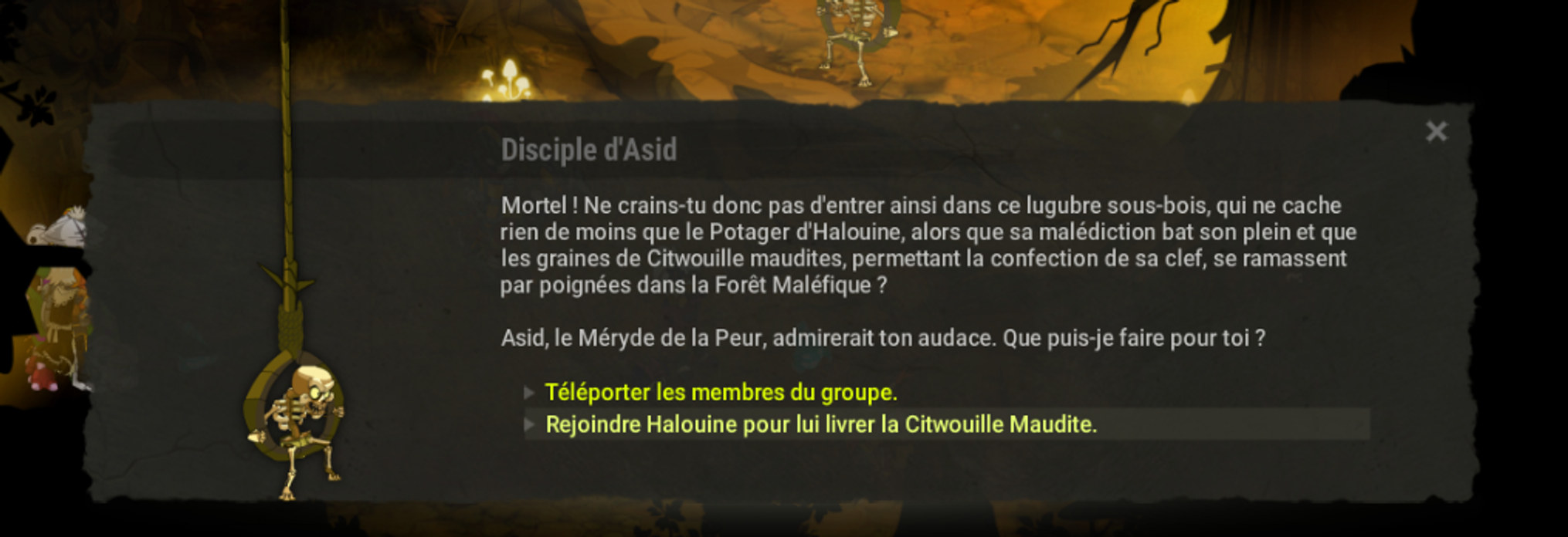 Quête « Une Citwouille pour halouine»