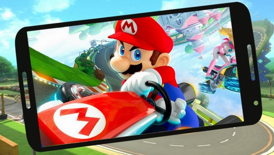 Du gameplay sur Mario Kart sur mobile !