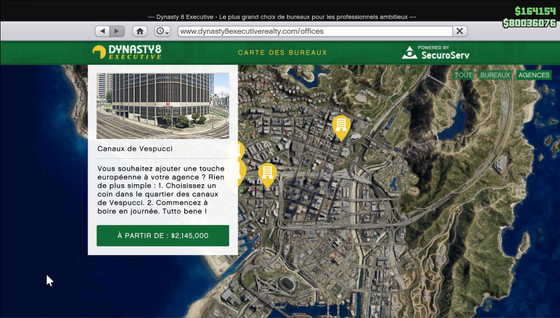 Comment acheter une Agence dans GTA 5 Online ?