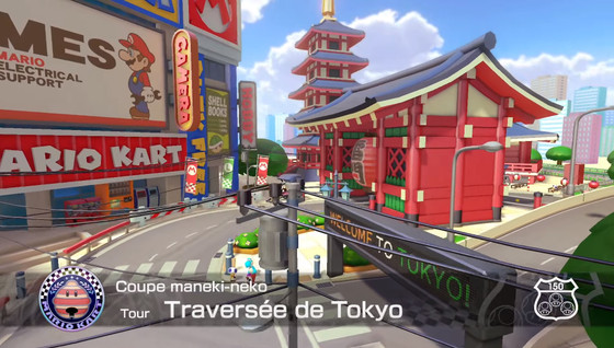 Les raccourcis du circuit Traversée de Tokyo sur Mario Kart 8 Deluxe