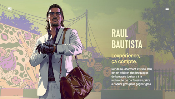Raul Bautista, le vétéran des braquages de GTA 6 se dévoile avec sa fiche de personnage