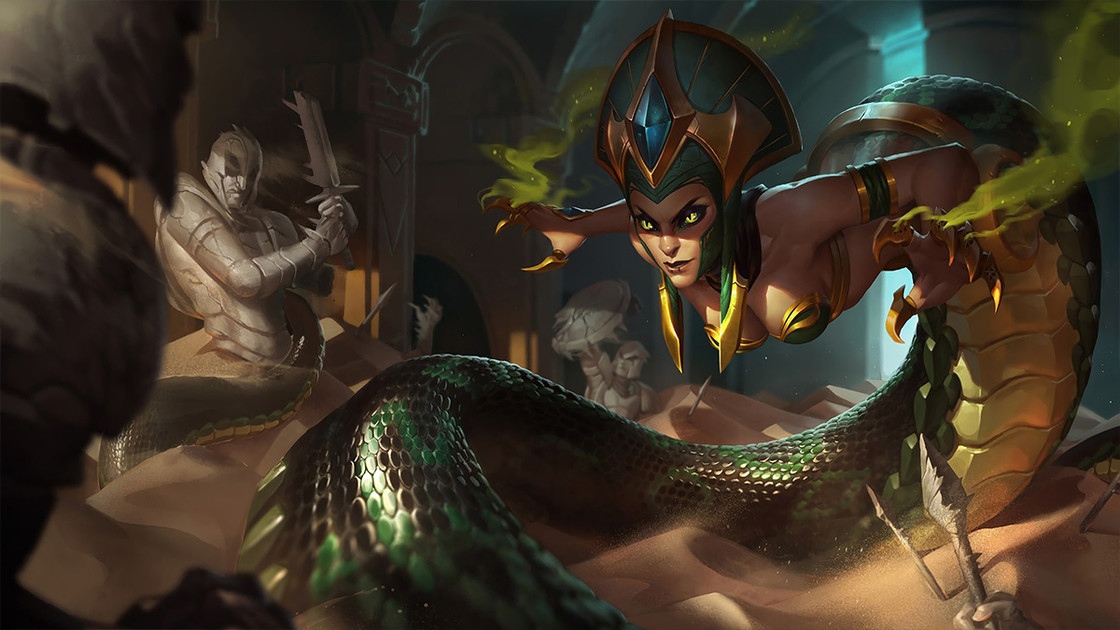 TFT : Compo Cassiopeia Reroll avec Shurima au Set 9