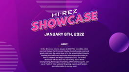 L'Hi-Rez Showcase 2022 annoncée