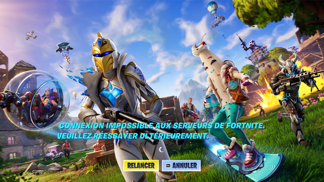 Connexion impossible aux serveurs Fortnite OG, pourquoi vous avez reçu le message ?