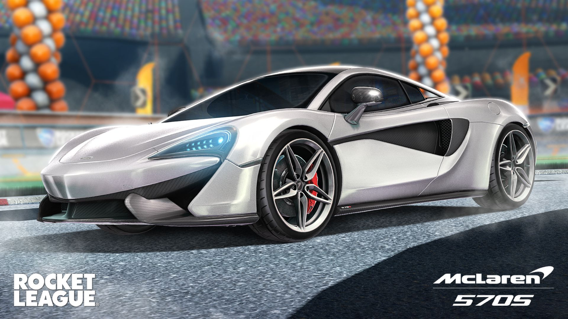 Skin McLaren 570S sur Rocket League