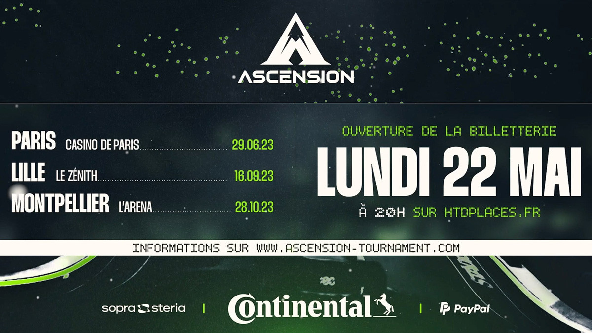 Ascension 2023, dates, cashprize, trailer, jeu, toutes les infos sur l'événement de ZeratoR