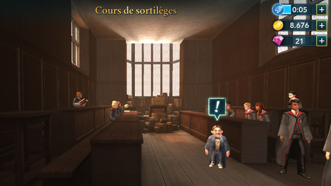 Questions et réponses du cours de sortilèges, Harry Potter Hogwarts Mystery