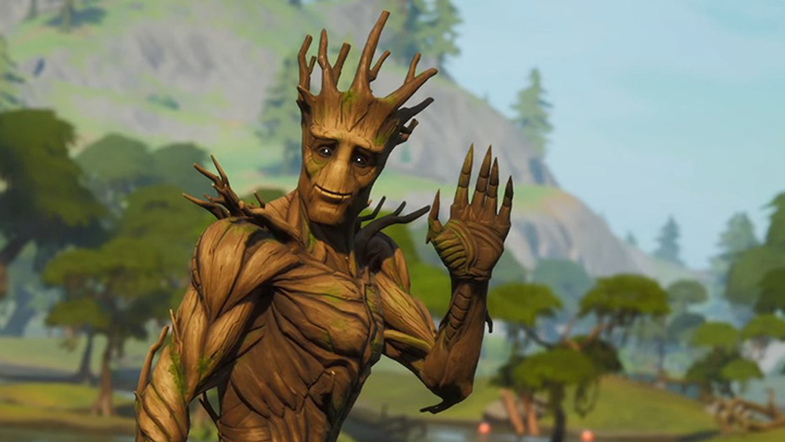 Skin Groot, défis de l'éveil Fortnite saison 4