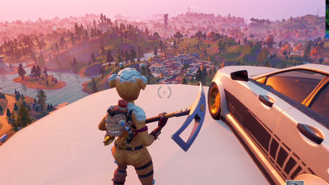 Placer un cristal spirituel sur la plus haute montagne dans Fortnite, défis saison 6