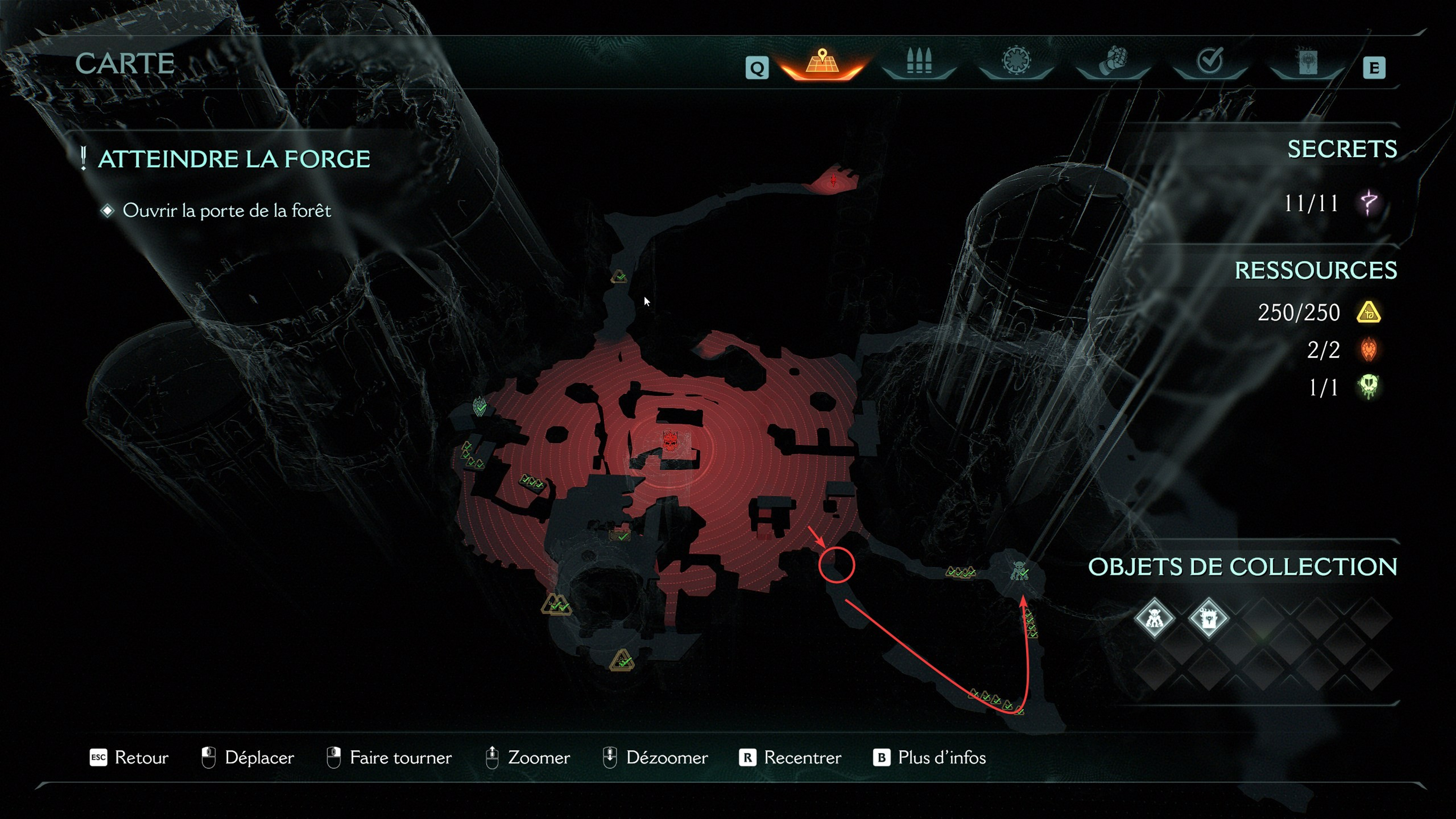 doom-the-dark-ages-collectibles-chapitre-8-emplacement-jouet-a-collectionner-chemin