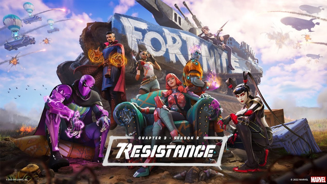 Fortnite Résistance, le thème de la saison 2 du chapitre 3