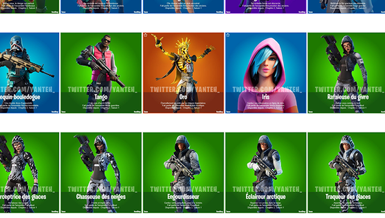 Des skins ont fuité avec la mise à jour 11.40 !