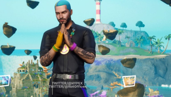 J Balvin Fortnite, un skin dans la Série Icônes