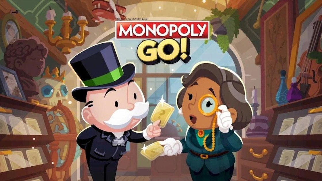 Making a splash Monopoly GO, à quoi correspond l'autocollant de l'événement d'échange de carte or ?