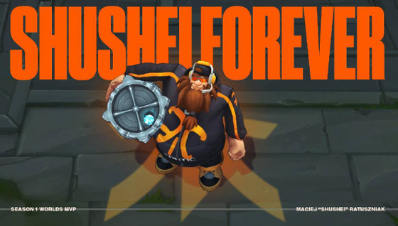 Un skin Fnatic Gragas gratuit ? Riot rend un bel hommage à Shushei, une légende du jeu