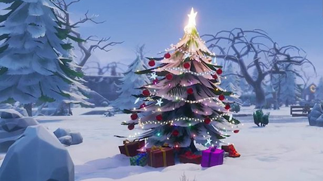 Fortnite : La neige envahit la carte de la saison 7 pour Noël