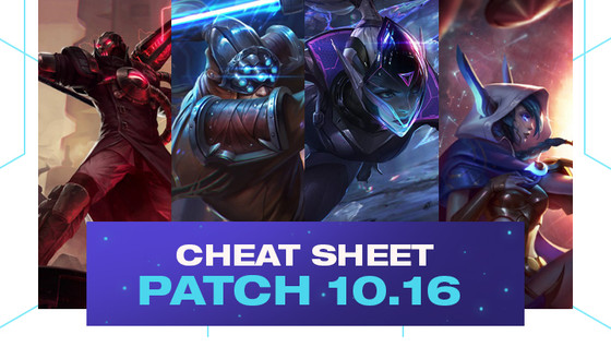 Le cheat sheet des meilleures compos de TFT en 10.16