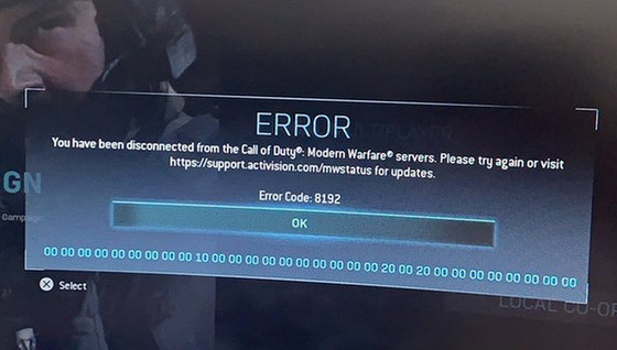 Code d'erreur 8192, comment le résoudre ?