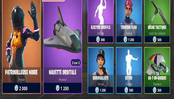 Boutique du jour sur Fortnite